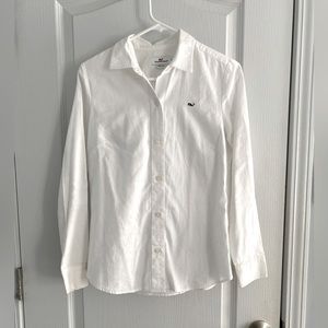 Vineyard Vines Women’s Oxford. White. Size 2